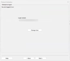 Enterprise logon screen