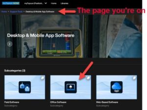 Office Software subcategory