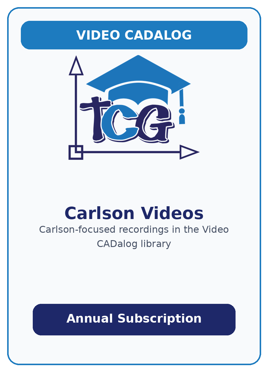 Carlson Videos Video CADalog