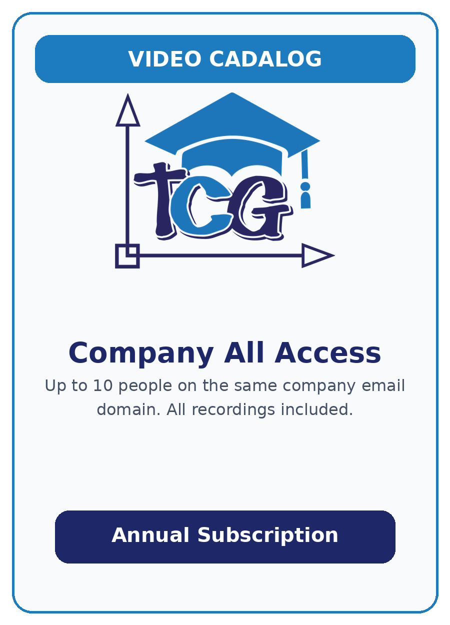 Company All Access Video CADalog